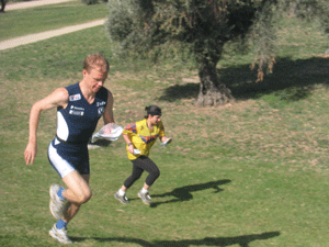 sprinttailua expo2005-puistossa, ehk Madridin kauneinta (ainakin puhtainta) aluetta