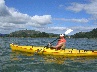 Canoeing on the Pacific Ocean
