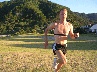 Running on the grass of dunes