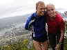 Jani and Reetta on top of Mt Pauanui