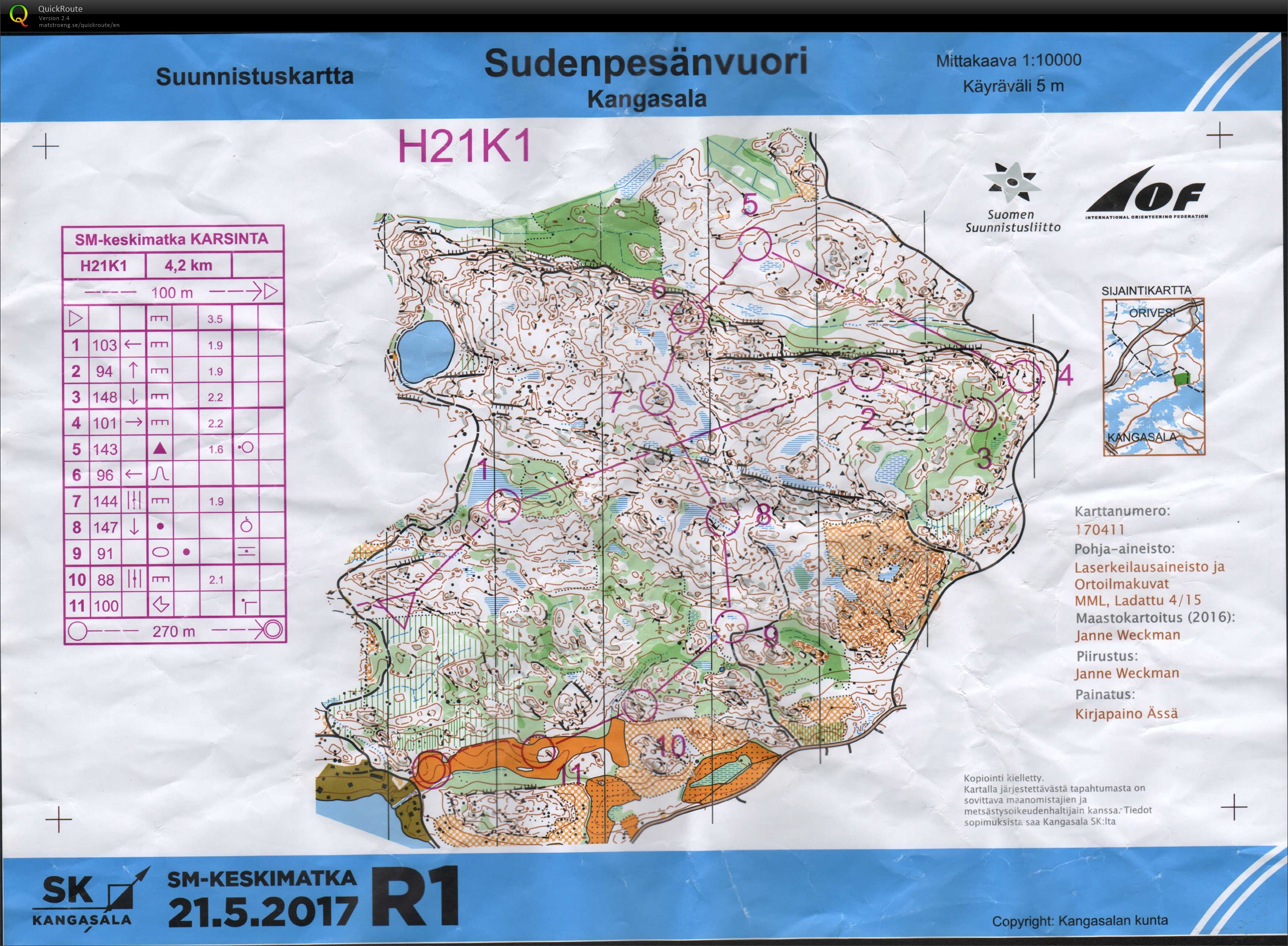 SM-keskimatka karsinta (21/05/2017)