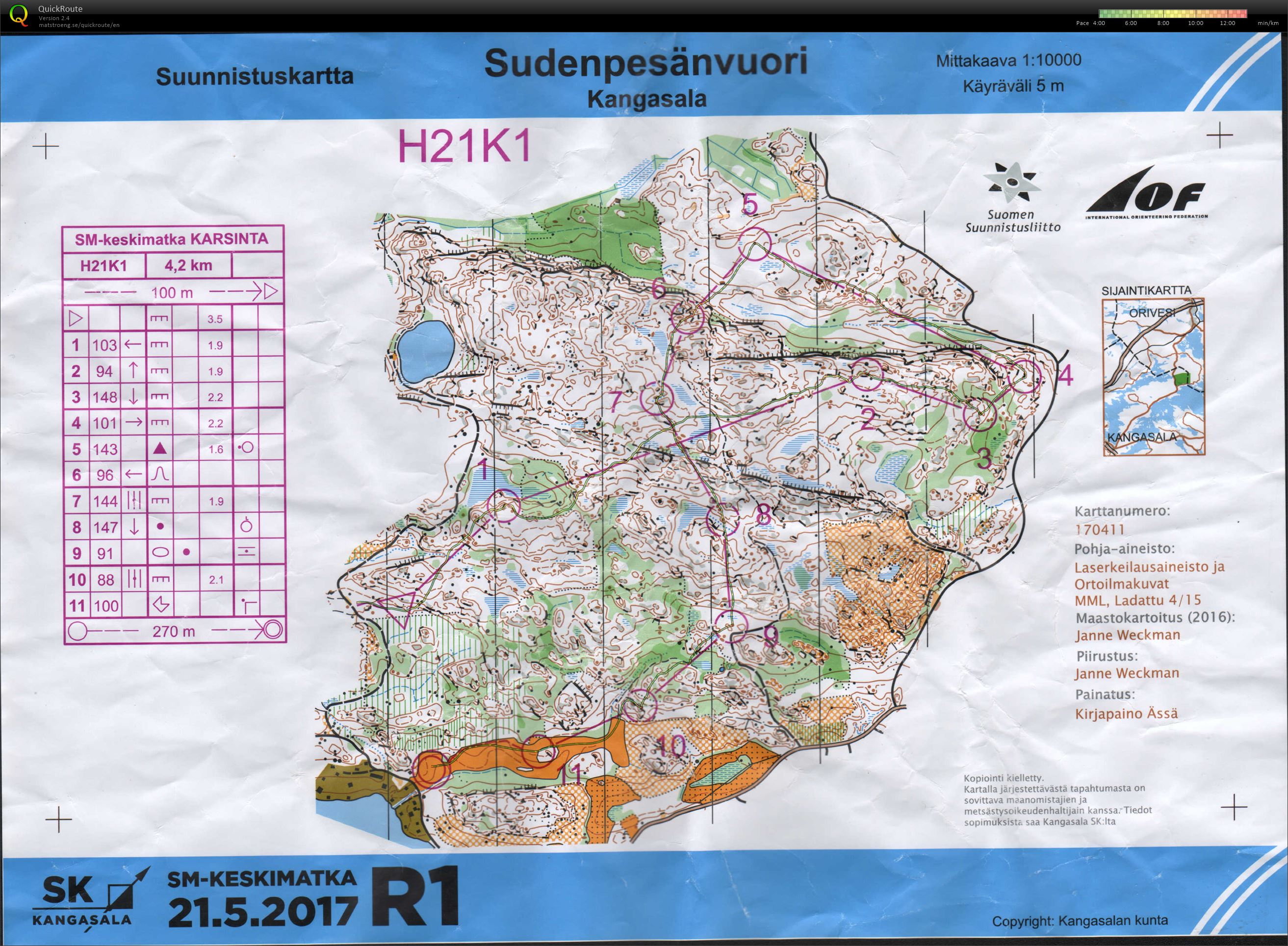 SM-keskimatka karsinta (21/05/2017)