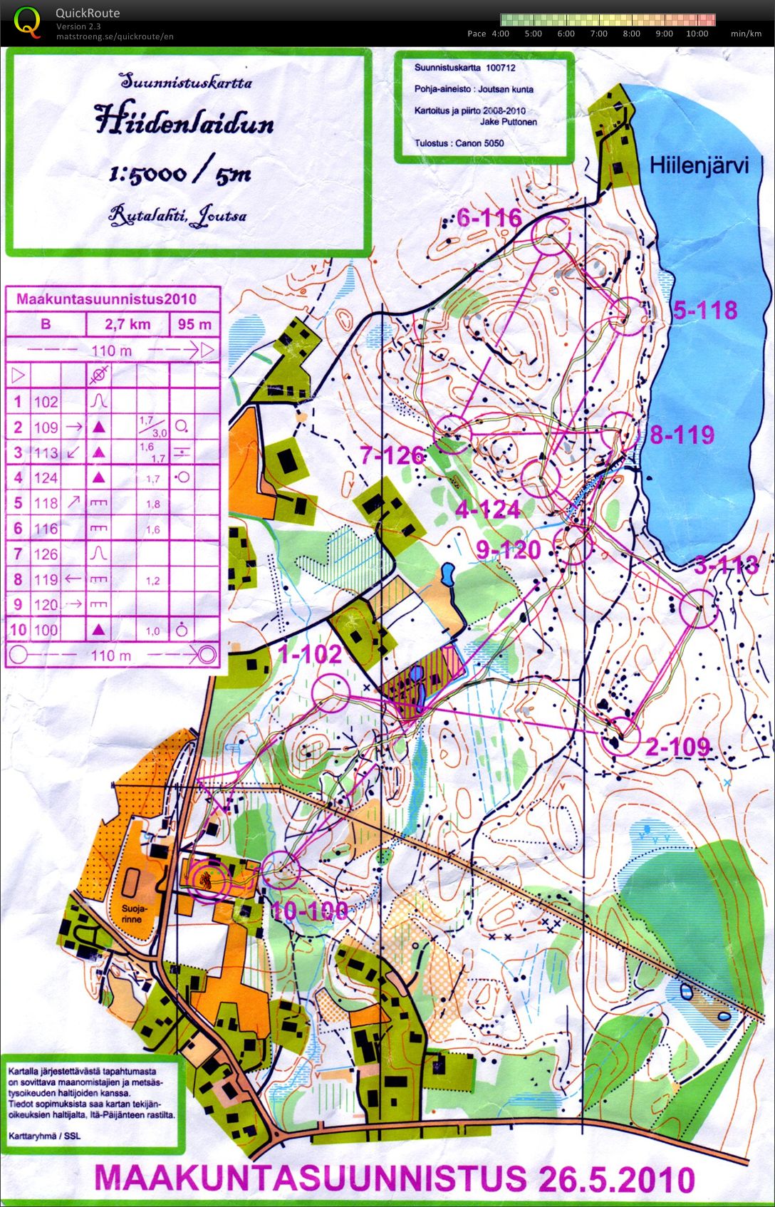 Maakuntasuunnistus (26/05/2010)