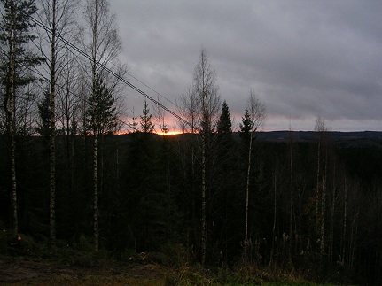 Auringon lasku