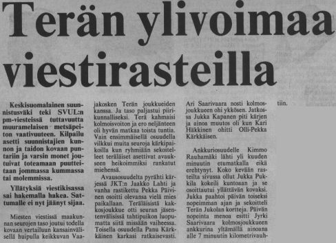 Murskavoiton nautintaa