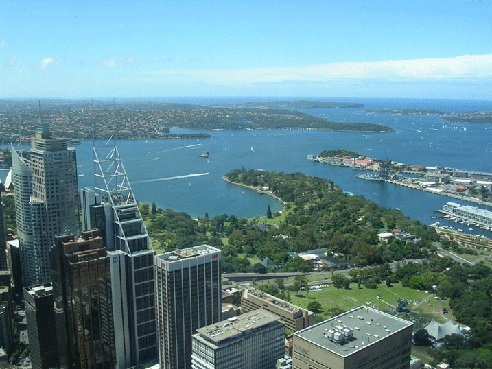 Nkala Sydneyn kuuluisimmasta tornista